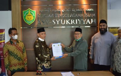 Penandatanganan MoU Antara STAI Asy-Syukriyyah Tangerang dengan STAI Mau’izhah Jambi