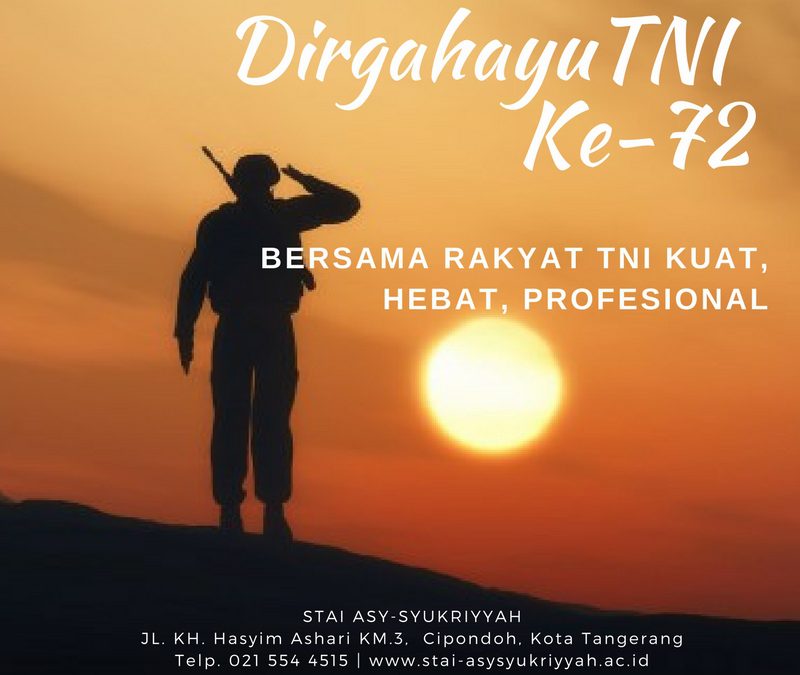 Dirgahayu TNI Ke-72