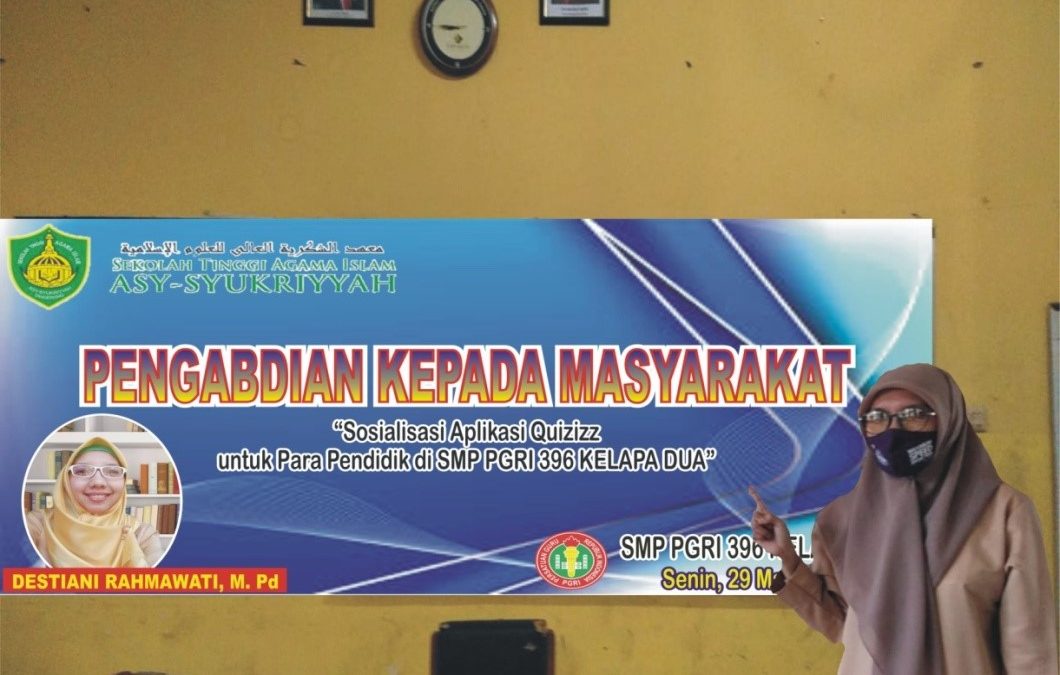 Dosen STAI Asy-Syukriyyah PKM di SMP PGRI 396 Kelapa Dua