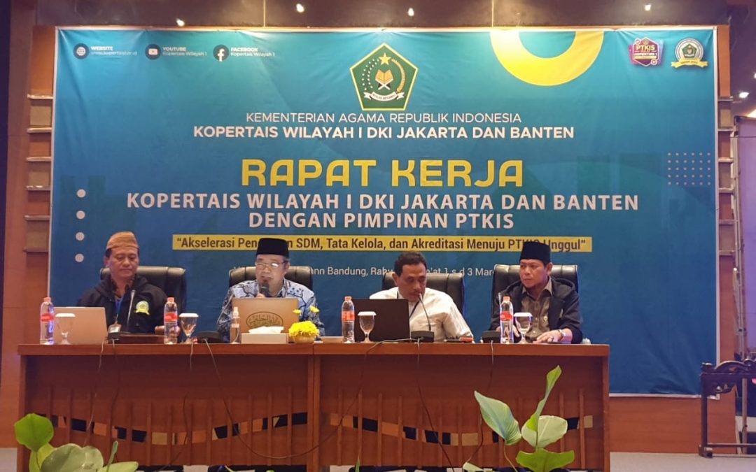 Ketua STAI Asy-Syukriyyah Menghadiri Rapat Pimpinan PTKIS Dengan Kopertais Wilayah I DKI Jakarta dan Banten.