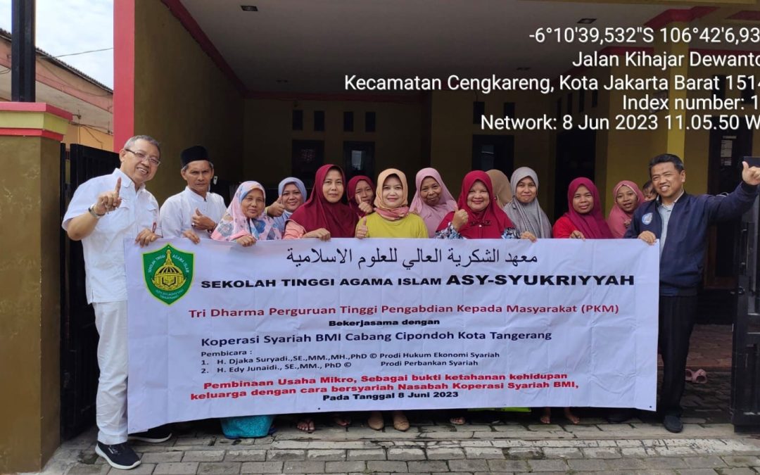 PKM Dosen STAI Asy-Syukriyyah Pada Kopsyah Benteng Mikro Indonesia Cipondoh