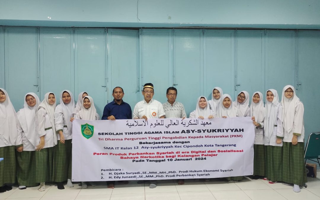 PKM Dosen Prodi Hukum Ekonomi Syariah dan Perbankan Syariah STAI – Asy-Syukriyyah, Cipondoh, Kota Tangerang, Banten