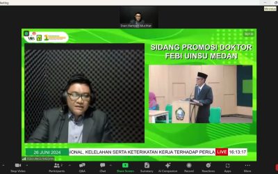 Ketua STAI Asy-Syukriyyah Menjadi Penguji Ekternal Sidang Promosi Doktor UIN Sumatera Utara