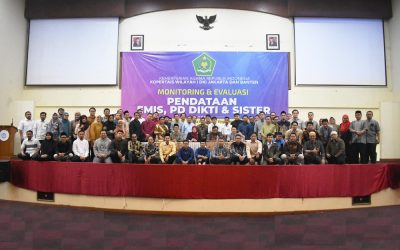Kopertais Wilayah I DKI Jakarta dan Banten Selenggarkan Monitoring dan Evaluasi Pendataan EMIS, PDDikti dan SISTER